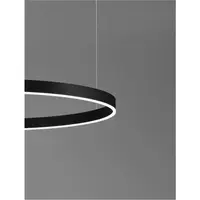 Lampa suspendata MOTIF Nisipiu Negru Aluminiu & Acrylic LED 80W 6000Lm 230V IP20 3000K Triac Dimabil