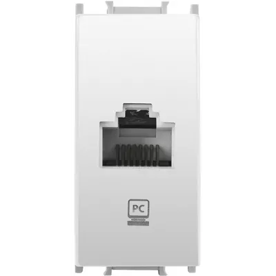 Priza date Rj45 cat 5 alb 1 modul Thea Optima