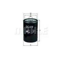 Filtru ulei MAHLE ORIGINAL OC 479