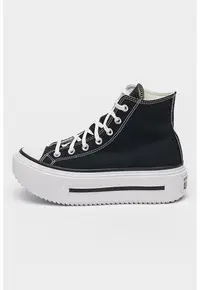 Pantofi sport All Star Lift Double cu platforma - Alb/Negru