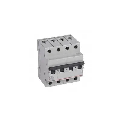 Siguranta automata MCB RX³ 6000 - 4P 400 V~ - 63 A - C curba - prong-type supply busbars