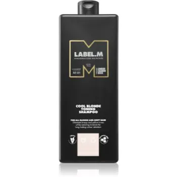 label.m Cool Blonde Toning Shampoo șampon neutralizeaza tonurile de galben