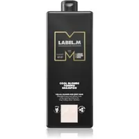 label.m Cool Blonde Toning Shampoo șampon neutralizeaza tonurile de galben