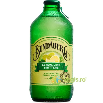 Bautura Carbogazoasa Lemon Lime & Bitters Bundaberg 375ml