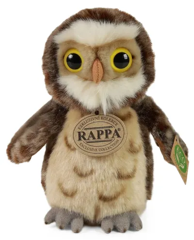 Jucărie de pluș Rappa Eco friends - Bufniță, 16 cm