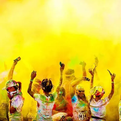 Pudra Neon UV Holi pachet 100 grame