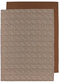 Cearșafuri pentru bebeluși Meyco Baby - 100 х 150 cm, 2 buc, Chocolate