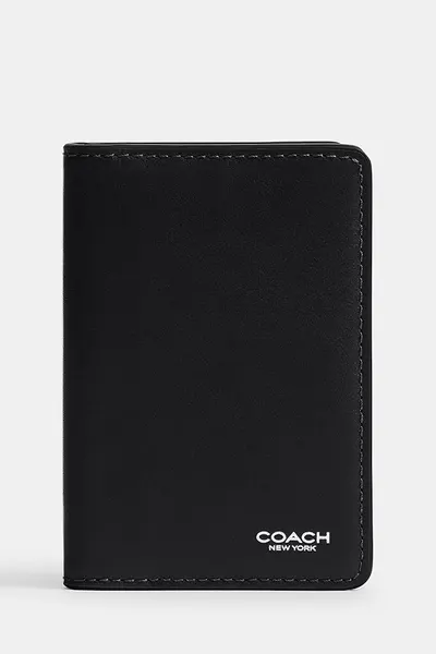 Coach card-holder din piele