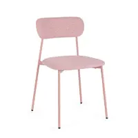 Scaun de dining roz tapițat Inka – Yes Everyday