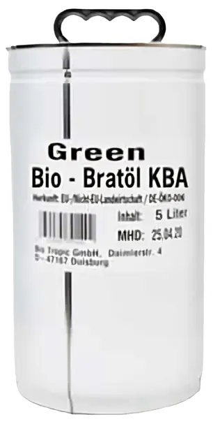 Ulei de floarea soarelui pentru prăjit, 5 l, verde