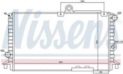 Radiator racire motor potrivit ALFA ROMEO 33 1.4 1.5 1.7