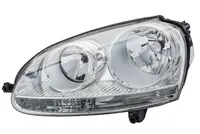 Far Dreapta (H7 H7 PY21W W5W, electric, cu motor, halogen, culoare semnalizator: alb) potrivit VW GOLF V, JETTA III -10.10