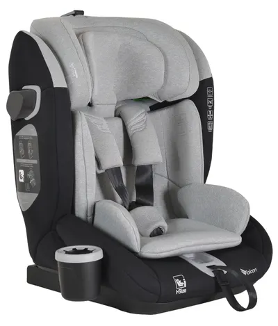 Scaun auto Cangaroo - Falcon, i-Size, 76-150 cm, Opal-grey