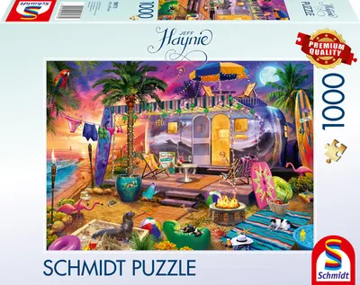 Puzzle Schmidt din 1000 piese - Casă pe roți