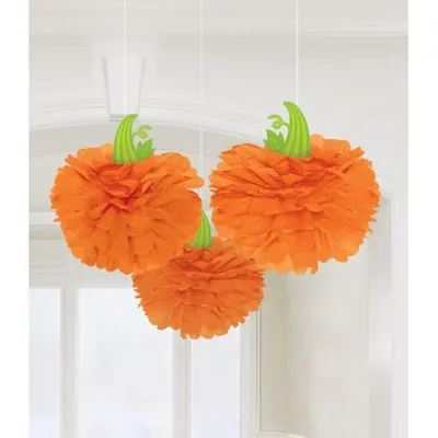 Pom pom dovleac 3 buc
