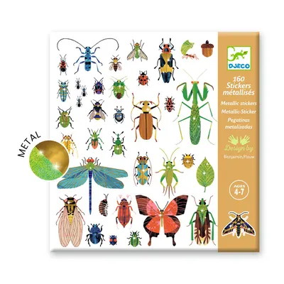 Stickere Djeco - Insecte, 160 buc
