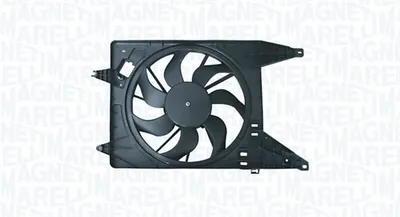 Ventilator radiator (cu carcasa) potrivit DACIA LOGAN, LOGAN EXPRESS, LOGAN MCV, SANDERO; LADA LARGUS; RENAULT LOGAN I 1.5D 1.6 02.06