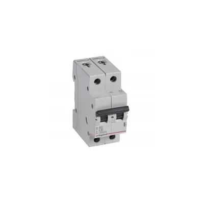 Siguranta automata MCB RX³ 6000 - 2P - 230/400 V~ - 6 A - C curba - prong-type supply busbars