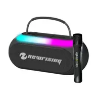 Boxa Portabila cu Lumini si Doua Microfoane, Putere 8866W, Negru