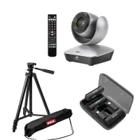 Kit lectori: Telycam Camera Video PTZ Full HD 1080 Zoom 12X USB 2.0 cu lavaliera Wireless - Default Title