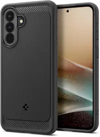 Husă Spigen – Rugged Armor, Galaxy A37 5G, negru