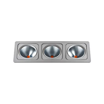 Vascello G3 swivelling 3 x 19W 2700K silver IP20