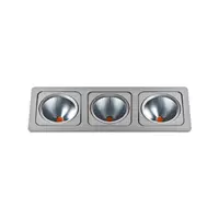 Vascello G3 swivelling 3 x 19W 2700K silver IP20