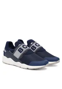 Pantofi copii - tenisi baieti - bleumarin - tesatura