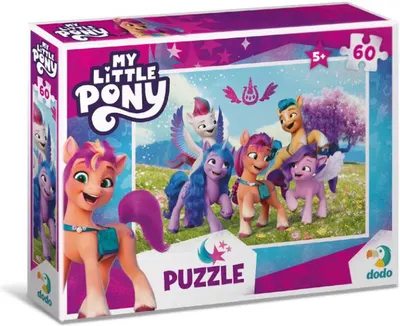 Puzzle DoDo din 60 piese - Micul meu ponei