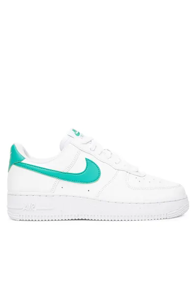 Adidasi model Aire Force 1 07 NN D - piele naturala - alb/verde