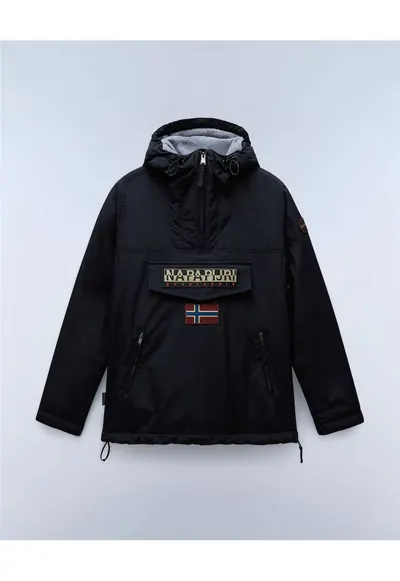 Geaca pull-on cu broderie logo Rainforest