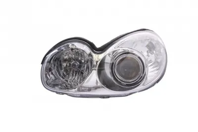 Far fata Stanga (H1 H7, electric, fara motoras, culoare insert: argintiu, culoare semnalizator: transparent) potrivit HYUNDAI SONATA IV