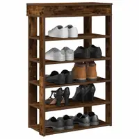 Gossi pantofar, stejar fumuriu, 60x30x98 cm, lemn prelucrat