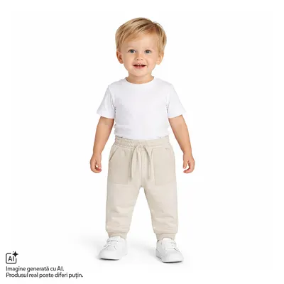 Pantaloni de trening pentru copii Chicco, Bej, 01893-70MC