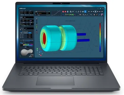 Laptop Dell - Pro Max 18 Plus MB18250, 18'', QHD+, Ultra 7, Grey