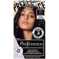 Vopsea de par permanenta cu amoniac Preference Vivid Colours 2.013 Deep Black, 204ml, L'Oreal Paris