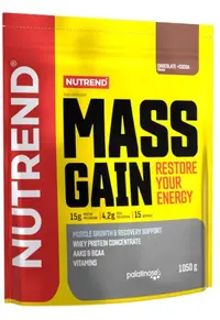 Mass Gain, ciocolată cu cacao, 1050 g, Nutrend
