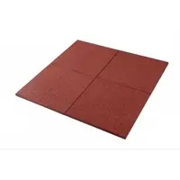 Pavele Cauciuc Plane 1000X1000X20 mm - Rosu
