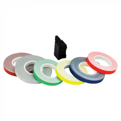 Banda roti jante, rosu reflectorizant, cu aplicator (lungime 6m, latime 7mm)