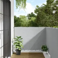 Gossi paravan de balcon, gri, 600x120 cm, pvc