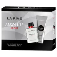 Pachet Absolute Sport Apa de toaleta 100ml + Gel de dus 100ml, La Rive