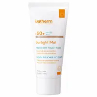 Sunlight Mat Tinted Dry Touch fluid de fata colorat SPF50+, 50ml, Ivatherm