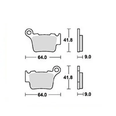 Placute frana KTM BMW Husqvarna MCB743SI
