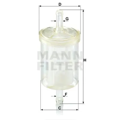 Filtru combustibil MANN-FILTER WK 43/13 (10)