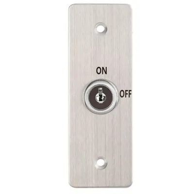 Buton de iesire cu cheie KY-C-SS-2, ingropat/aparent, otel inoxidabil