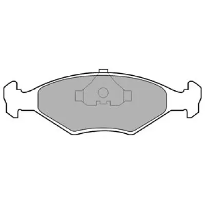 Set placute frana, frana disc DELPHI LP677