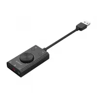 Placa de sunet USB Orico SC2, 3 x Jack 3.5mm, Neagra