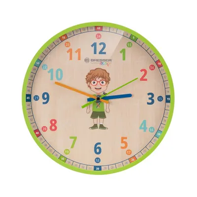 Ceas de perete educational Bresser Junior 8880810A9U000