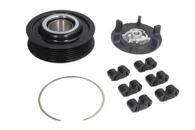 Fulie ambreiaj compresor AC clima (DENSO 6SE 7SE 6PK 100mm) AUDI A4, A6, A6 ALLROAD; SEAT EXEO, EXEO ST 1.6-3.0D intre 2000-2013