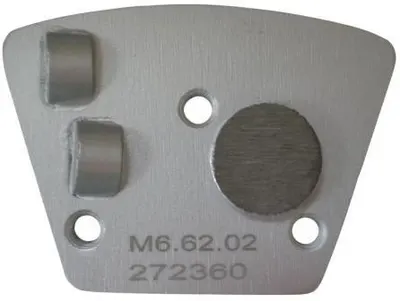 Placa cu segmenti diamantati pt. slefuire pardoseli - segment DPC 2x1/2 - prindere M6 - DXDH.8506.62.02-L